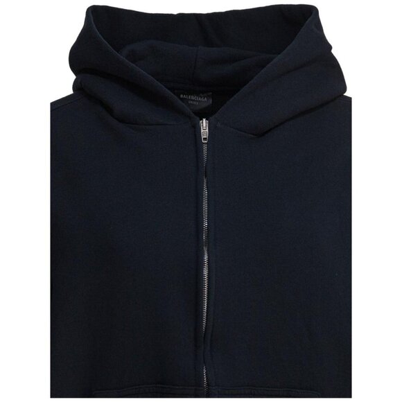 Balenciaga Flipped Zippered Sweatshirt tag size XS Women - Picture 3 of 4